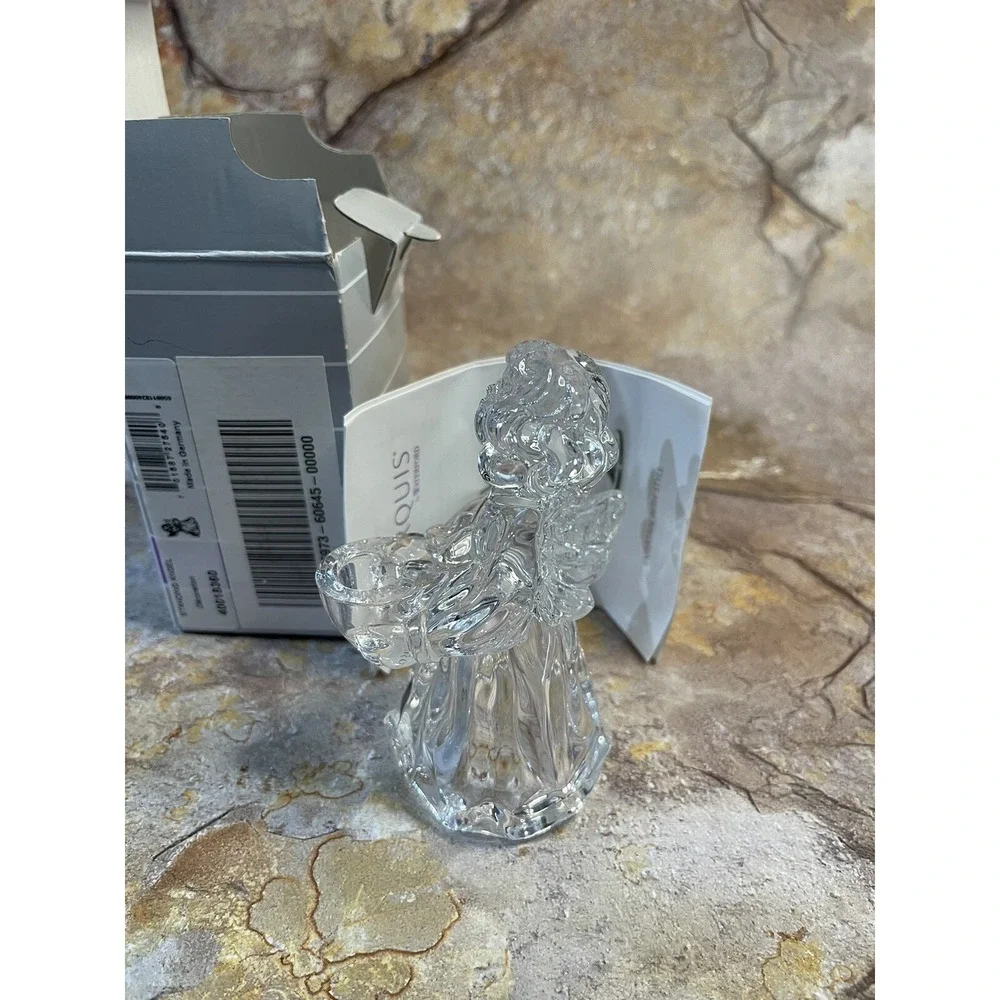 Waterford Crystal Marquis ANGEL CANDLE HOLDER #40018360  Box Opened Not Used